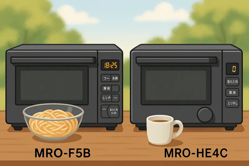 【日立オーブンレンジ】MRO-F5BとMRO-HE4Cの違い